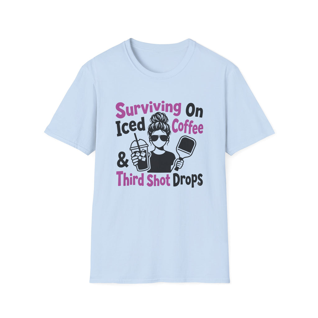 Iced Coffee & Third Shot Drops T-Shirt