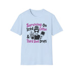 Iced Coffee & Third Shot Drops T-Shirt