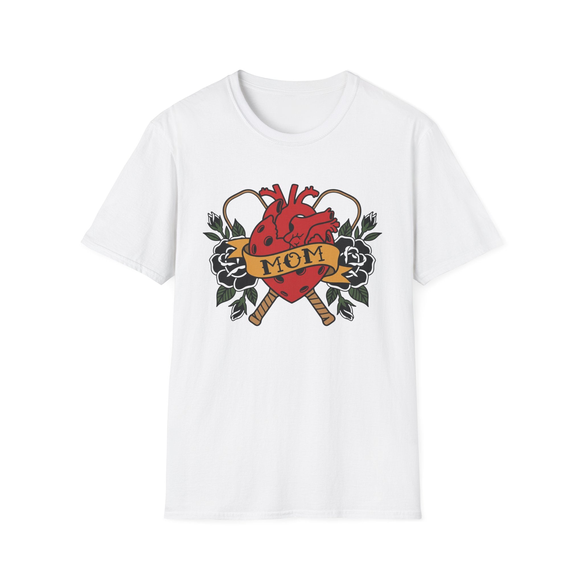 Mom Pickleball Heart T-Shirt