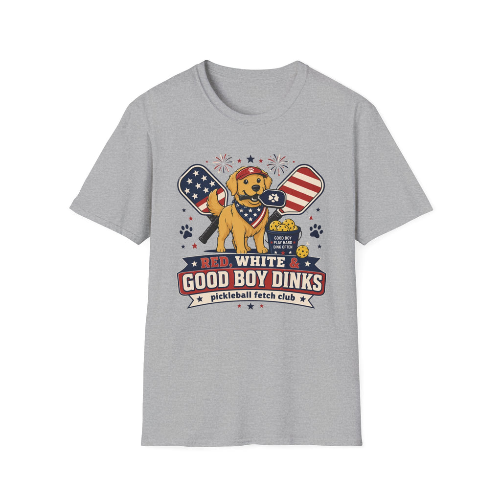 Red White & Good Boy Dinks T-Shirt