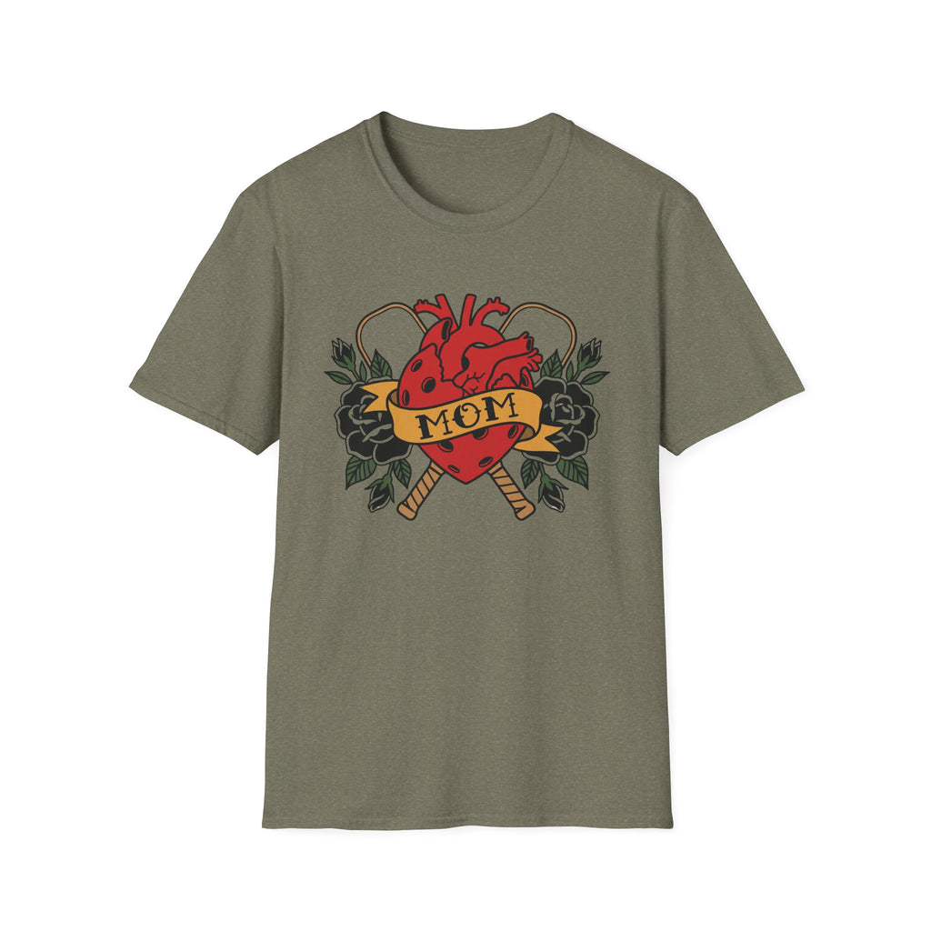 Mom Pickleball Heart T-Shirt
