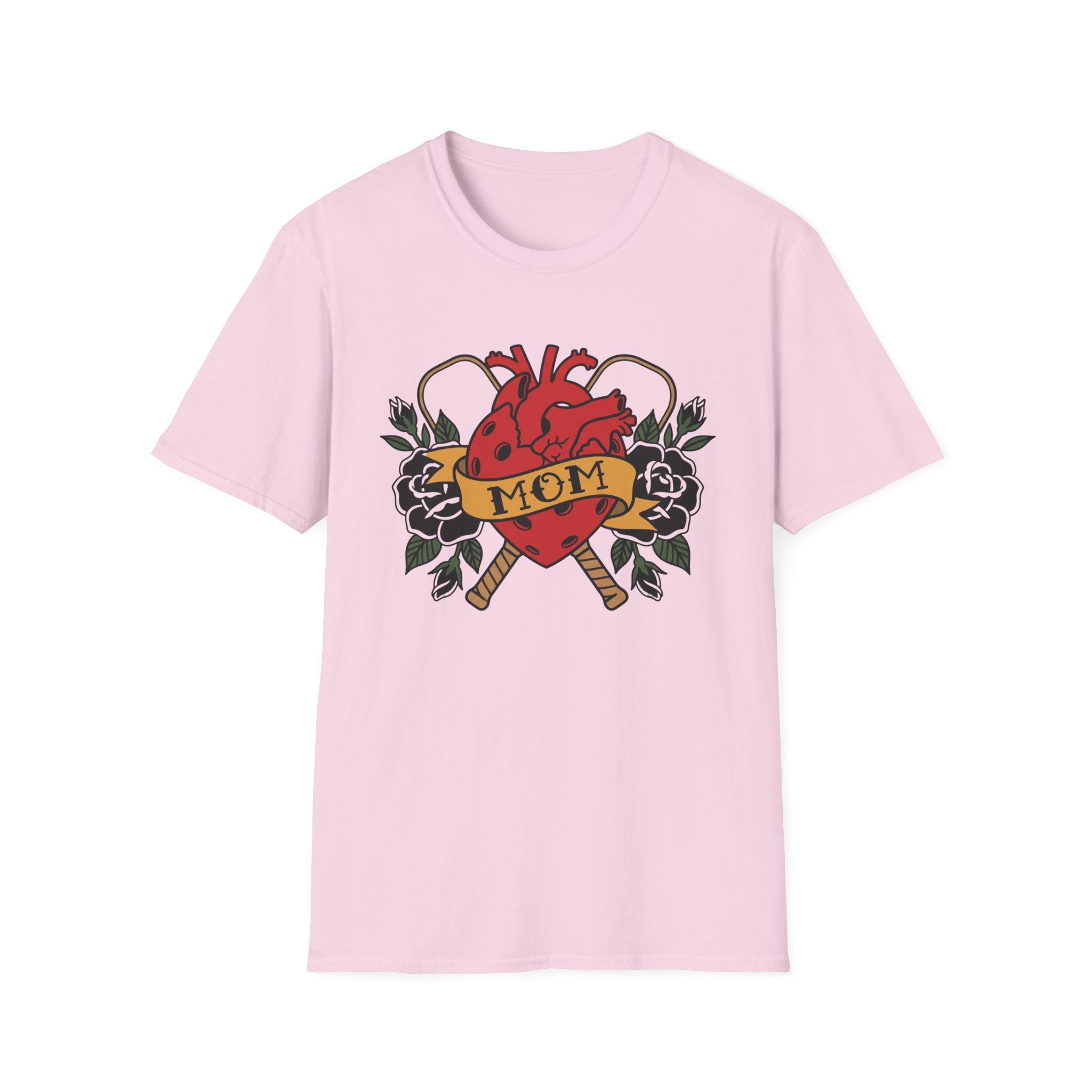 Mom Pickleball Heart T-Shirt