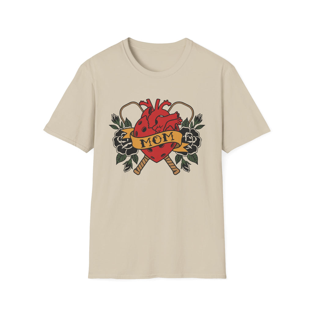 Mom Pickleball Heart T-Shirt