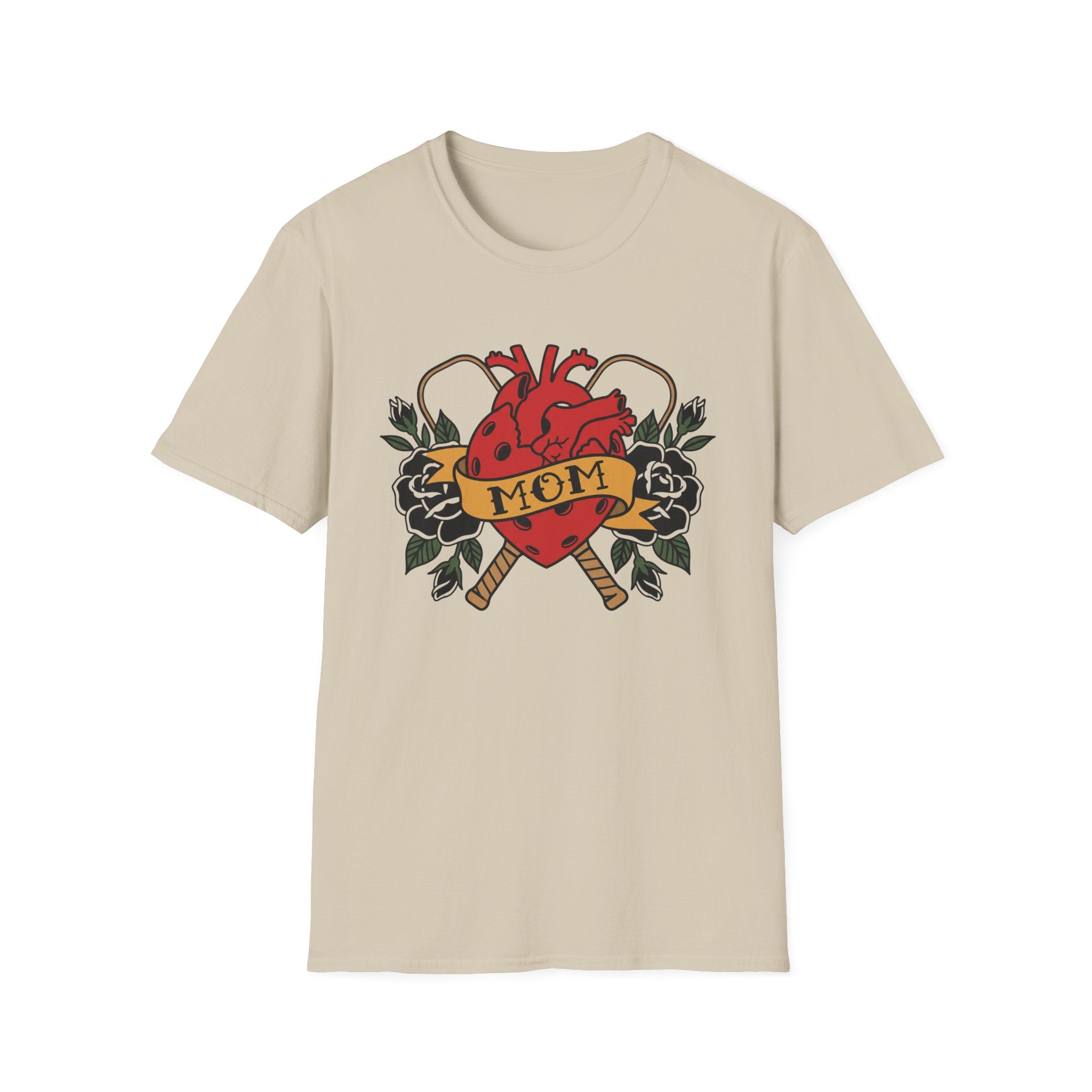 Mom Pickleball Heart T-Shirt