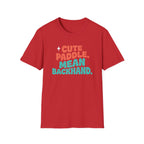 Cute Paddle Mean Backhand T-Shirt