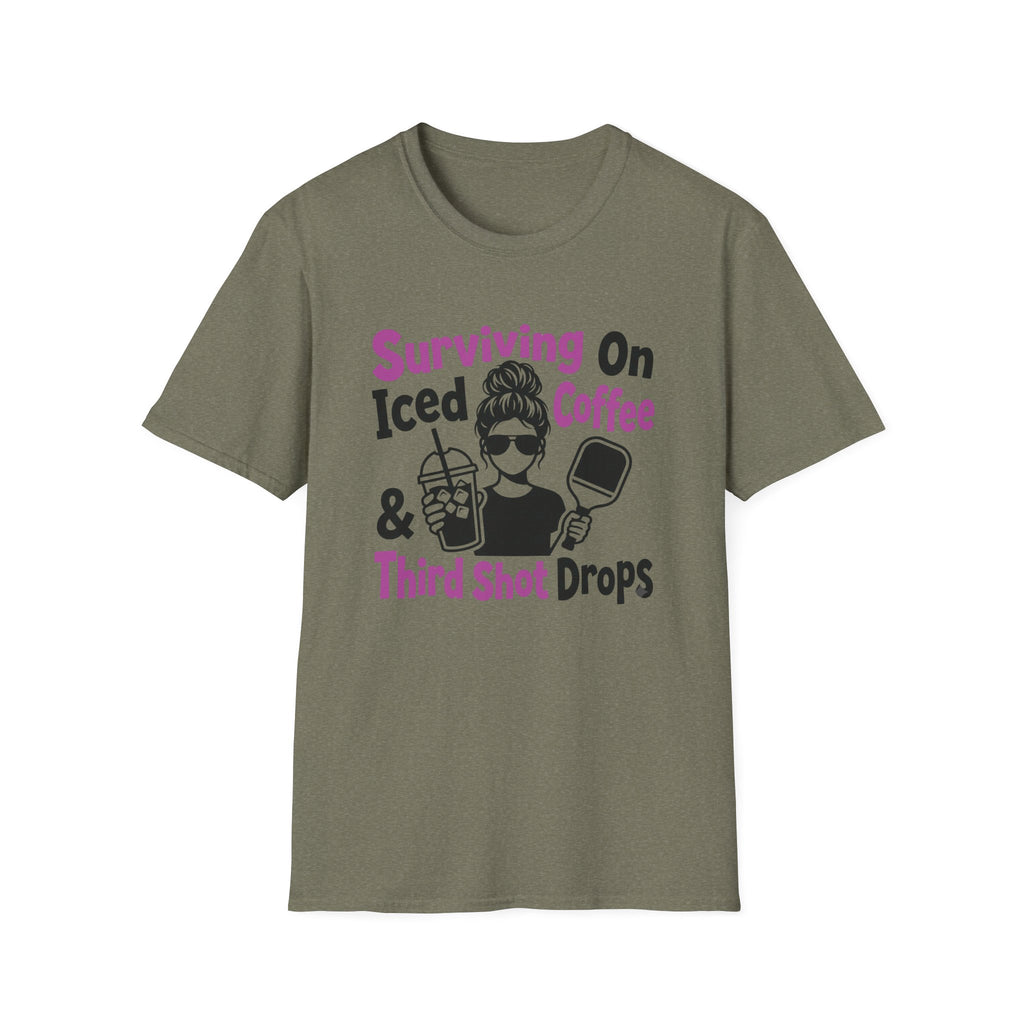 Iced Coffee & Third Shot Drops T-Shirt