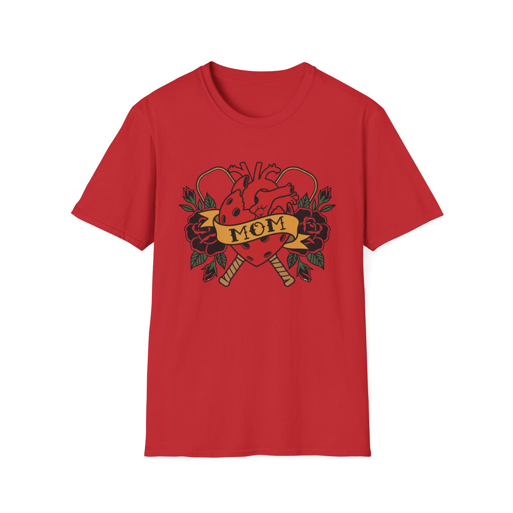 Mom Pickleball Heart T-Shirt